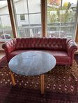 Soffa i skinn Chesterfield 