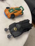 Leksaksbilar DC Comics- Batmobile och racerbil 