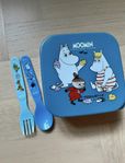 Mumin matlåda med bestick från Japan 200kr/set 