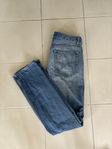 Blå stentvättade Dressman jeans