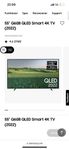 samsung 55” Q60B 4k qled smart tv