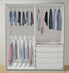 PAX garderob från IKEA – specialdesignad, knappt använd
