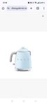 SMEG både Brödrost & mini Vattenkokare blå
