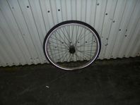 cykel hjul med däck slag 3 växlad 26 tom fungerar bra