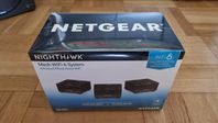 Helt Inplastad NETGEAR Nighthawk Mesh WiFi 6 System AX1800