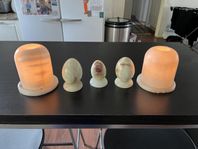 Marmor ägg med bordsljud Marmor