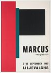 Original affisch 1965 Avantgarde Konkret Liljevalchs