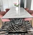 Matbord Remo marmorglas