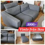 Vimle soffa med schäslong från Ikea