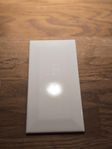 Kakel Metro med fasett vit blank 7,5x15 cm