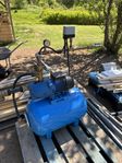 Vattenpump med tank 60l och tryckströmbrytare