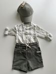 Newbie skjortbody, shorts & keps