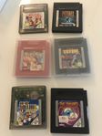 spel till Gameboy color inkl Pokémon red