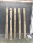 Grindstolpe tryckimpregnerad furu 120x120x1800 mm