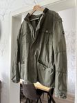 Fält jacka Army green med de rätta detaljerna XXL