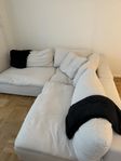 Vit modulsoffa