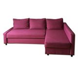 IKEA FRIHETEN bäddsoffa med förvaring– fuchsia