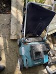 Gräsklippare till reservdelar och Makita jordmaskin.