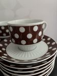 Retro vintage kaffekoppar 