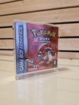 Pokémon Ruby GBA – Sällsynt med akrylbox!