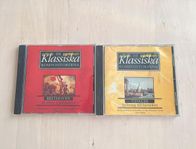 CD skivor med klassisk musik Vivaldi Beethoven etc retro 