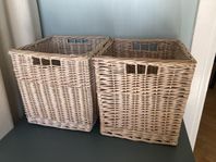 Flätade förvaringskorgar