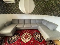 4-sits soffa med schäslong och divan