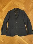 Blå kavaj Slim fit, använd en gång 