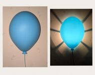 Blå ballong lampa från IKEA! Nyskick!