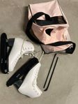 Ice skates size 38 with protectors and bag