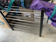 2 st ikea tjusig skohylla i svart 