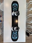 Bataleon Evil Twin 157 snowboard+forum faction bindningar