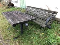 trädgårdsmöbler parkbänk utemöbler