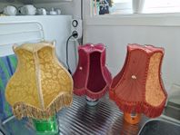 Retro sydda lampskärmar