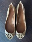 Tory Burch Ballerinaskor, Beige / strl 40.5