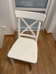 IKEA INGATORP utdragbart köksbord + 4 stolar