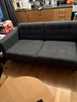 mörkgrå 2 sits soffa Landskrona Ikea