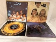 LP-vinylskivor 4 Rock&Pop 1960/70/80-tals