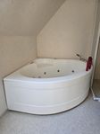 jacuzzi Hörnbadkar med massagefunktion 