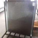 Glasparti 3-glas fönster 1095x450 med insynsskydd