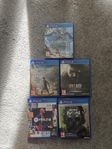 PS4-paket: 5 spel nästan nya