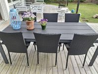 Utemöbler bord och stolar