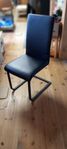 2 stolar Mio Jack svart/ metall ekbord