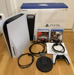 Playstation 5 (PS5) Disc Edition med två spel