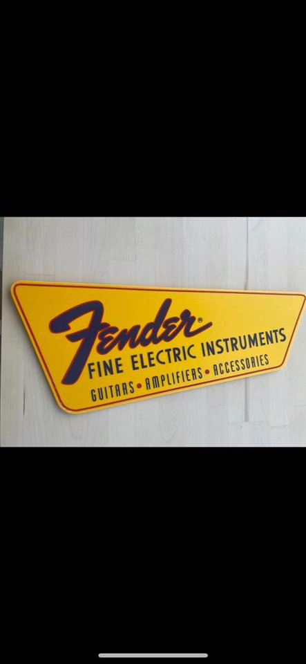 Fender Vintage Reklamskylt