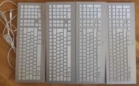 4st. CHERRY "Strait 3.0" Silver Ultraslim Mac/PC tangentbord