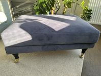 Fotpall Webber Sammet, Denim Blue
