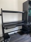 Fredde skrivbord för gaming, 140/185x74x146 cm