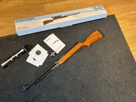 Luftgevär med kikare