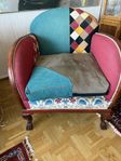 fåtölj med en klassisk 90-talsdesign mångfald fina färge